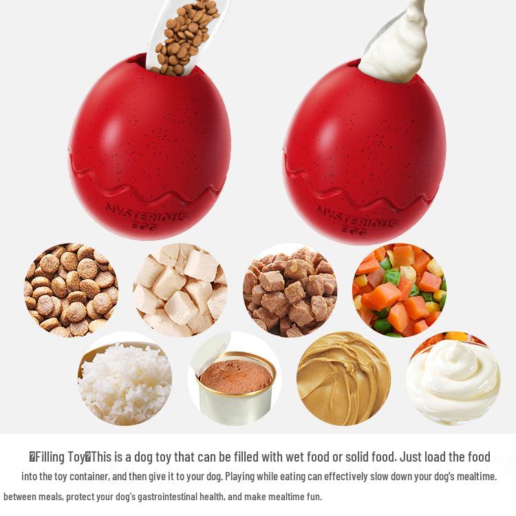 Pet Food Dispensing Dog Molar Ball - Indestructible Slow Feeder and Biting Toy