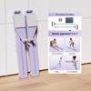 2-in-1 Abs & Ski Board - Portable Core/Leg Trainer, Split Pilates-Reformer for Home Gym, Lightweight Full-Body Fitness