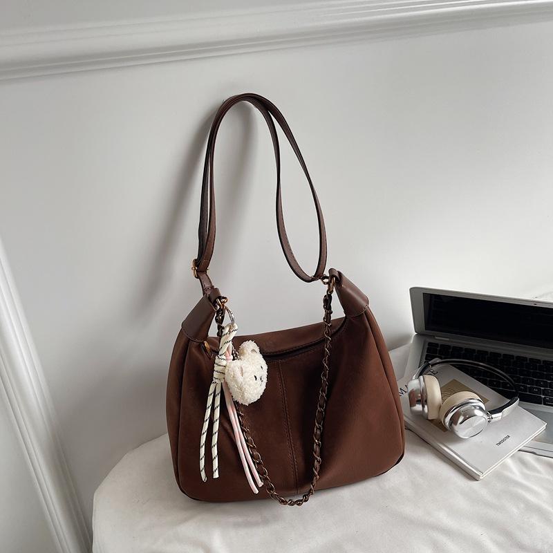 Modische und lässige Knödeltasche, trendige und schlichte Umhängetasche, Pendler-Crossbody-Tasche mit großem Fassungsvermögen