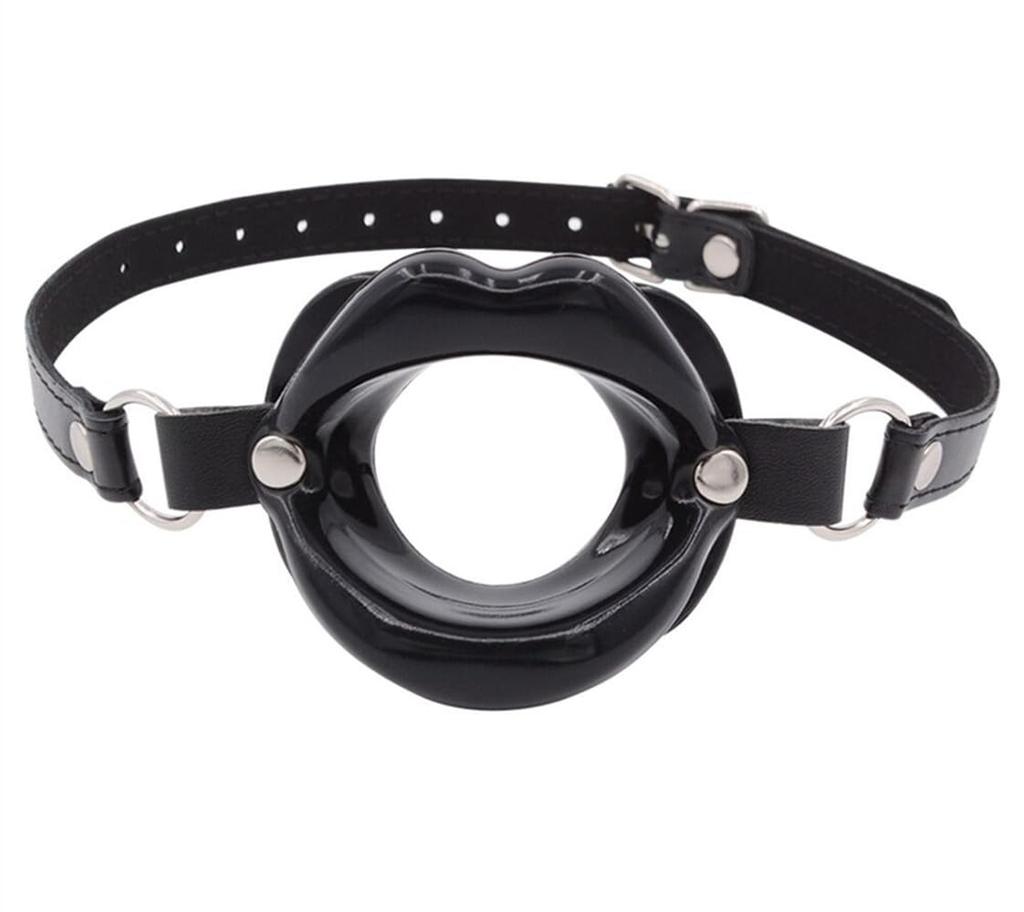 Cosplay Props SM Captive Mouth Open Adult Gag Opening Lip Intense Bondage PU Belt [SaiLin] Gag, Play, Gag, Type, Gag, Drooling, Gag, Ball, Device,