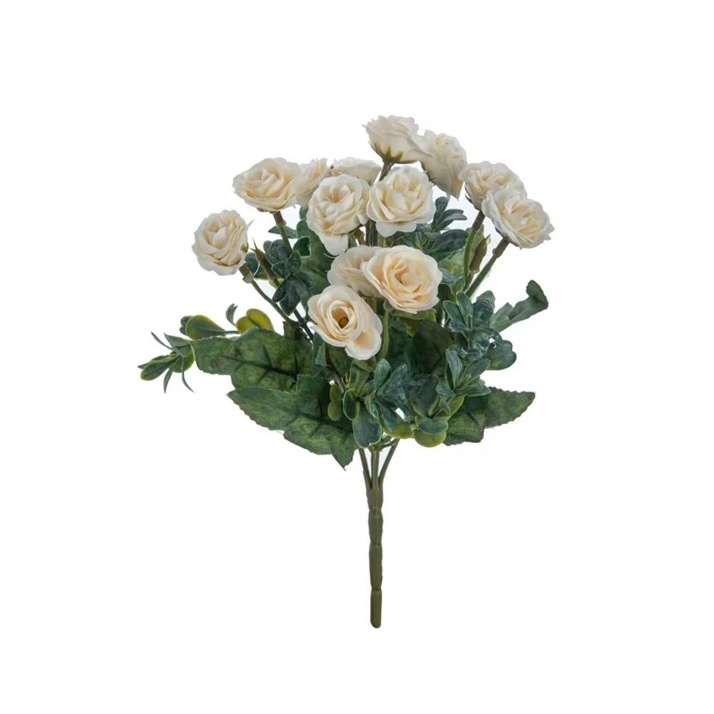 Arrangements DIY Artificial Flower Silk Wedding Flowers Artificial Roses Flower Wedding Ceremony белый