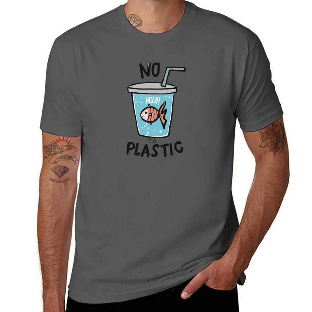 No Plastic Tshirt Stain Resistant Casual Tee
