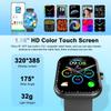1.96Inch Touchable Screen Smartwatch with Customizable Watch Faces and Long Service Life for Indoor and Outdoor Use