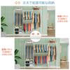 PASRLD Hanger Adjustable Expandable Metal Adjustable Shelf Coat Rack Large Rust Width 181cm Rack, Width, Wardrobe, Rack, Height, Hanger, Body,