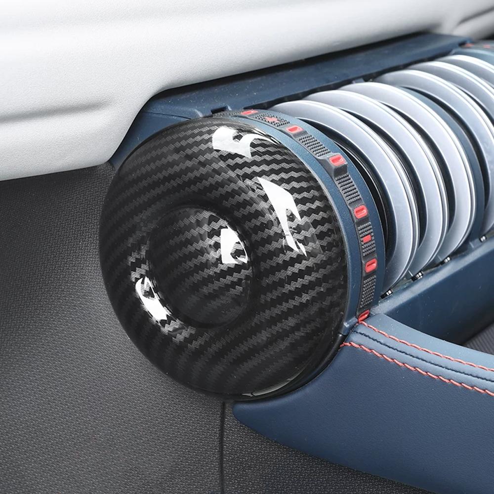 Car Middle Air Conditioning Vent Trim for BYD ATTO 3 Atto3 2022 - 2024 2Pcs/set AC Outlet Cover Styling Sticker Accessories