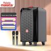 Malata M+9097 12-inch Outdoor Karaoke Trolley Speaker with Wireless Mic