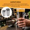 ABUL-Premium Cocktailshaker-Set-Teiliges Pro Boston Shaker Set. Unbeschwerter Martini-Cocktail-Shaker aus Edelstahl 304
