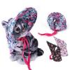 Large Brim Pet Cap Eye for Protection Outdoor Cap for w/Ear Hole Adjustable Prin