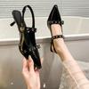 Designer Summer Rivet Women Sandals Fashion Pointed Toe Singbacks Shoes Ladies Elegant Dancing Party High Heel Sandalias