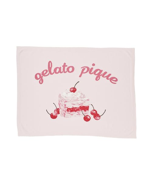 

HIGHCALORIE motif blanket PWGG244724PNKF [Gelato Pique]