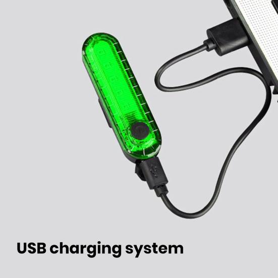 Bicycle Taillight USB Rechargeable Waterproof Ultra Bright LED Lamp Bike Parts Safety Alert