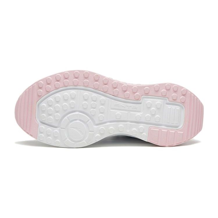Anta Comfortable Versatile Kids Casual Shoes Kids Sneakers White Blue Pink 322328807-3