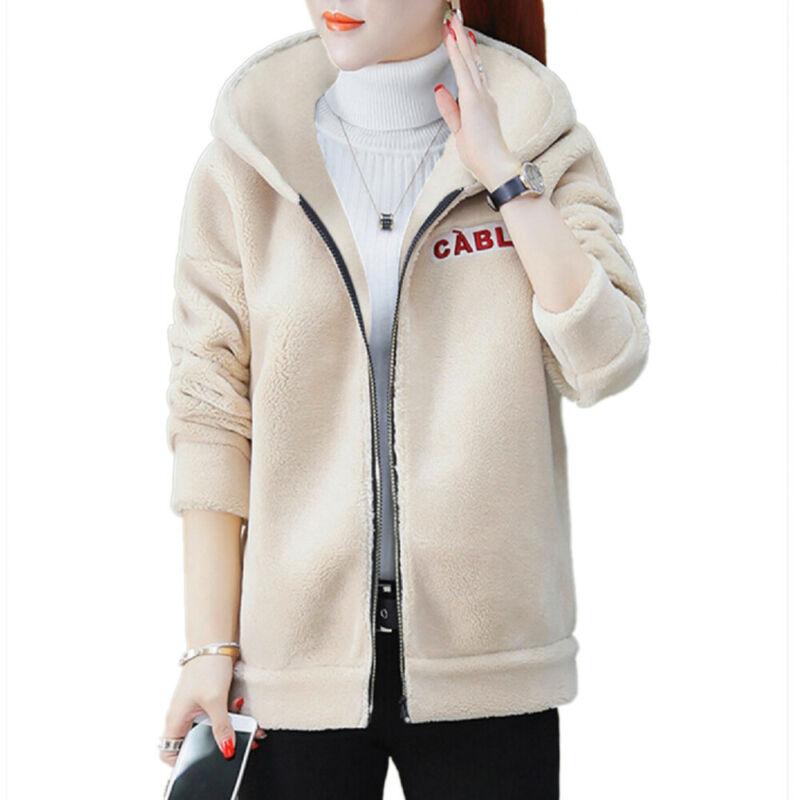 Abrigos con capucha con cremallera Chaquetas sueltas de manga larga para  mujeres Ropa de abrigo de invierno comprar a buen precio — entrega  gratuita, reseñas reales con fotos — Joom