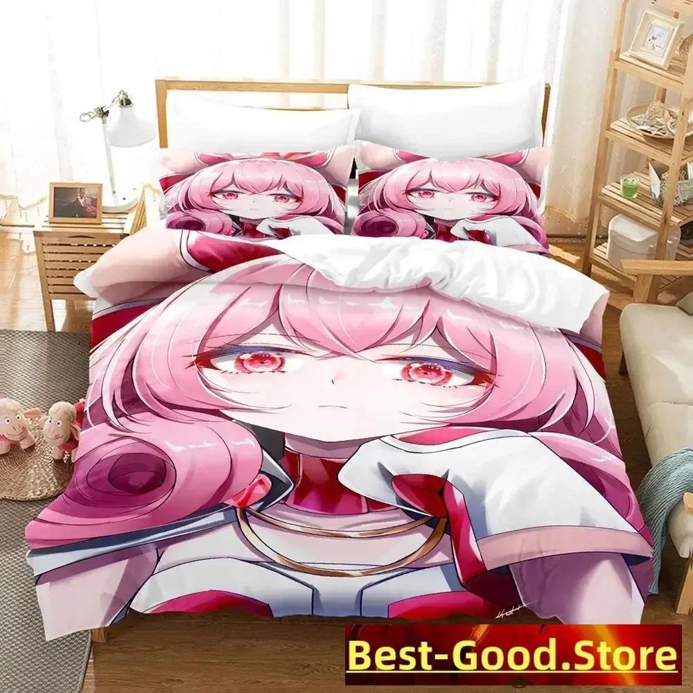 2023 Pink Neneka Bedding Set Single Twin Full Queen King Size Bed Set Adult Kid Bedroom Duvetcover Sets Anime Parure De Lit Bed