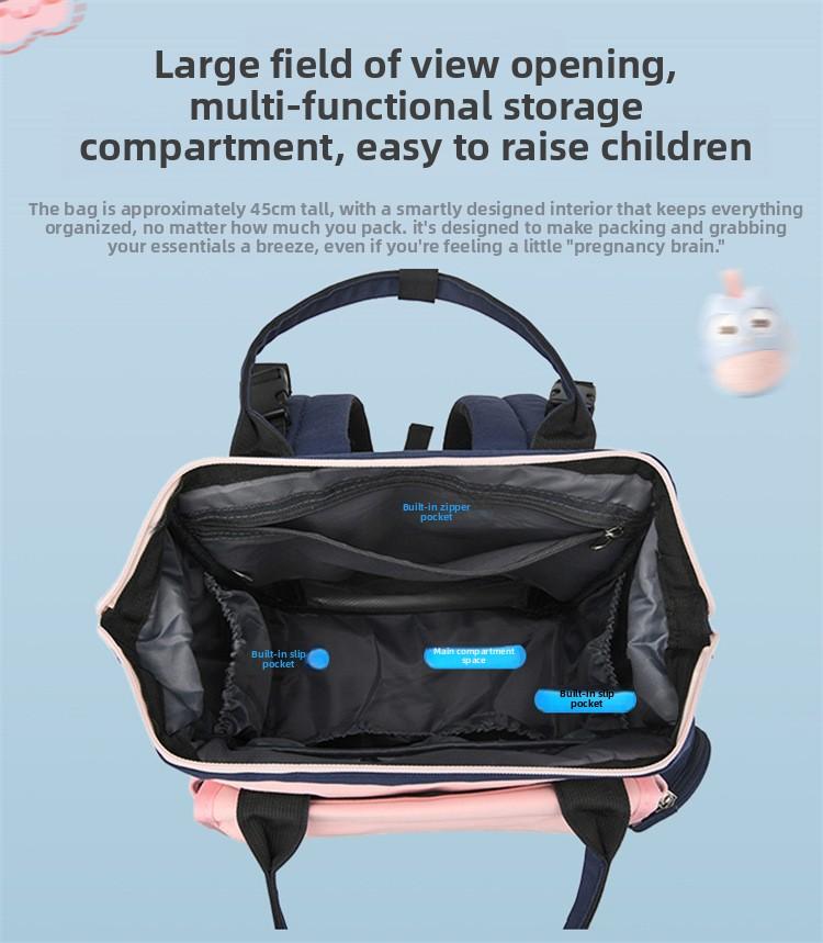 New Diaper Bag Backpack, Multi-functional, with Diaper Pad, Baby Travel Bag, Large Capacity