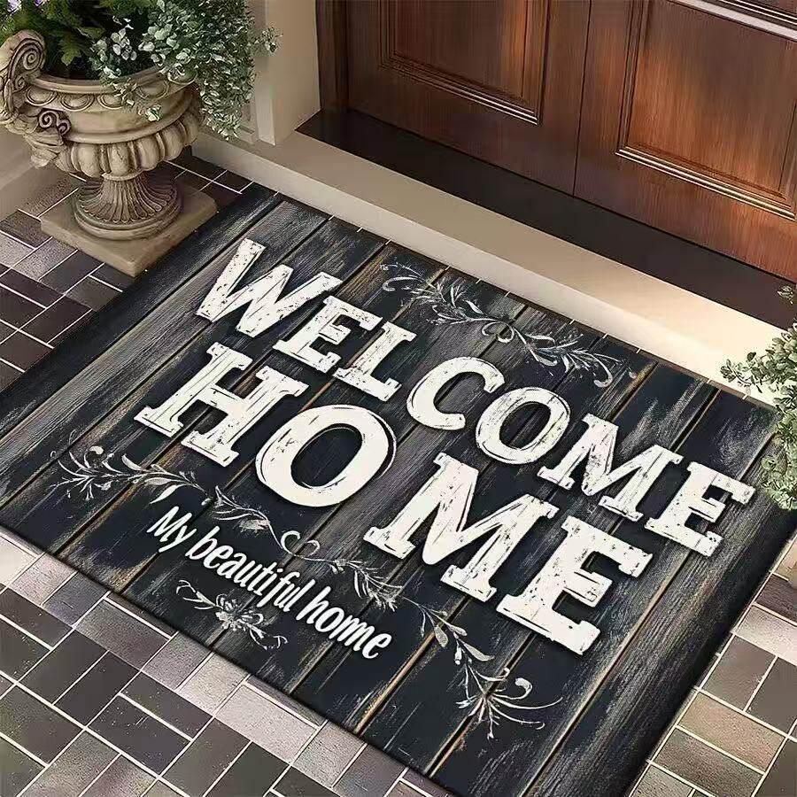 American Style Diatom Mud Floor Mat - Absorbent, Quick-Drying, Non-Slip Entrance Mat, Easy to Clean 40*60cm (Economy Diatom Mud)