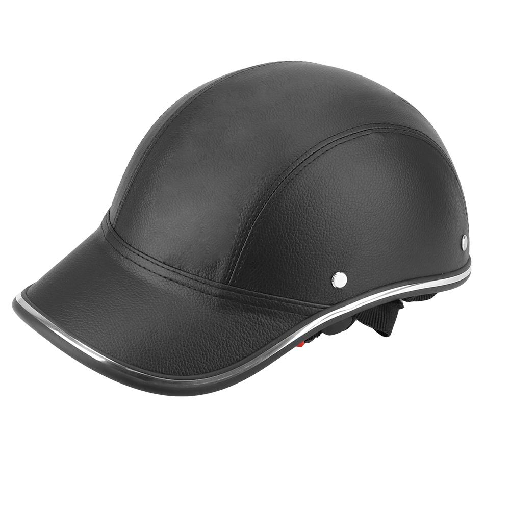 Half Face Vintage Summer Cap Baseball Cap Style For Cafe Racer Chopper Scooter Motorcycle Half Helmet Safety Hard Hat