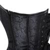 Gothic Halter Neck Steel Bone Side Zipper Corset Slimming Body Shaper Top