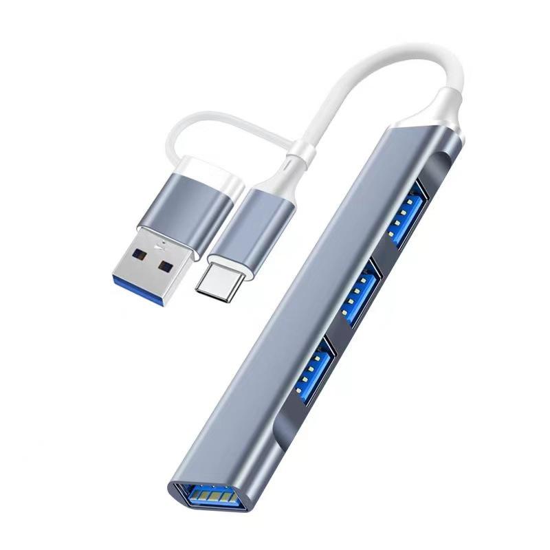 Multifunctional USB-C Hub: 4-in-1 Extender and Docking Station