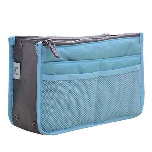 Organizer Insert Bag Women Nylon Travel Insert Organizer Handbag Purse Large Liner Lady Makeup Cosmetic Bag Cheap Female Tote