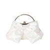 Bow flower clutch bag new women's bag dinner bag high-end dress banquet handbag shoulder messenger bag
