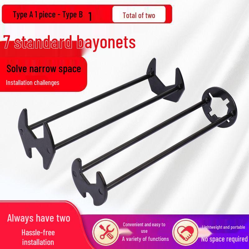 

Універсальний Багатофункціональний Ключ для Змішувача та Зливних Труб у Ванній Кімнаті