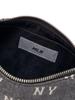 Mlb Classic Monogram Vintage Denim Hobo Bag Ny (Charcoal Grey)