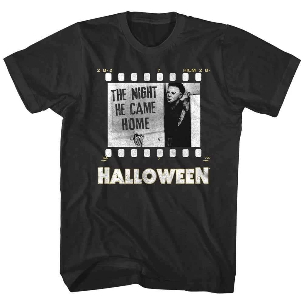 

Halloween Film Strip Men s T Shirt 2XL