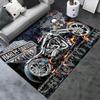 Motor Cycles Carpet Rug for Living Room Bedroom Home Sofa Decoration,Kids Play Non-slip Floor Mat