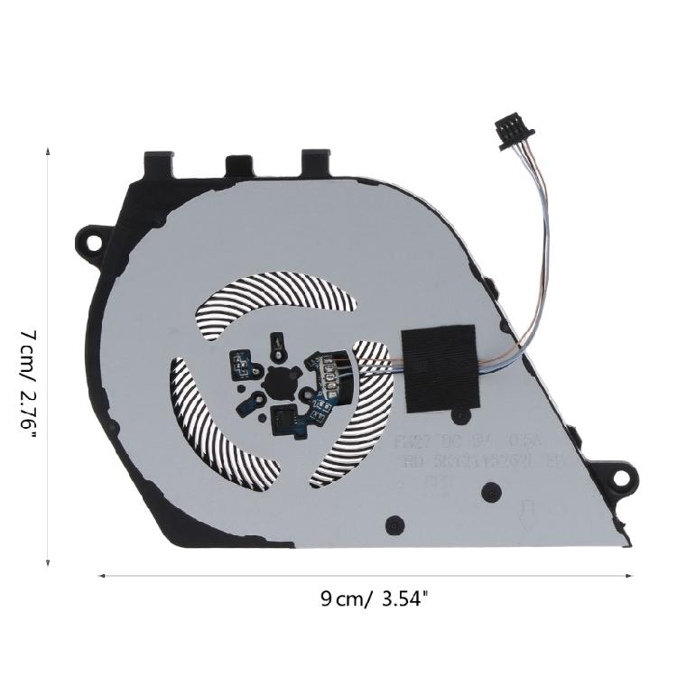 CN-0314FC Cooling Fan Laptop CPU Cooler for Latitude 5580 5590 AT259001ZAL EG50050S1-CA80-S9A 4-wire Quiet Heat Radiator