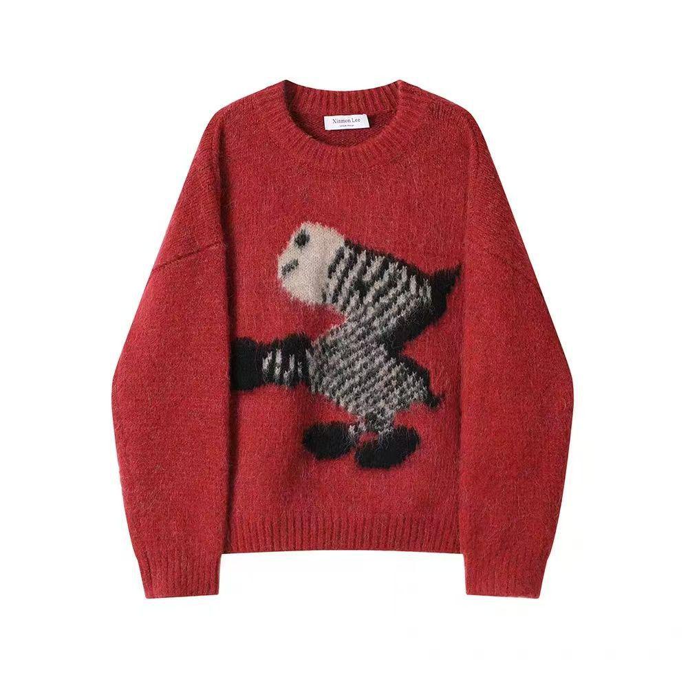 2025 Winter Korean Style Chic Slimming Sweater: Age-Defying, High-End Fashion for Women