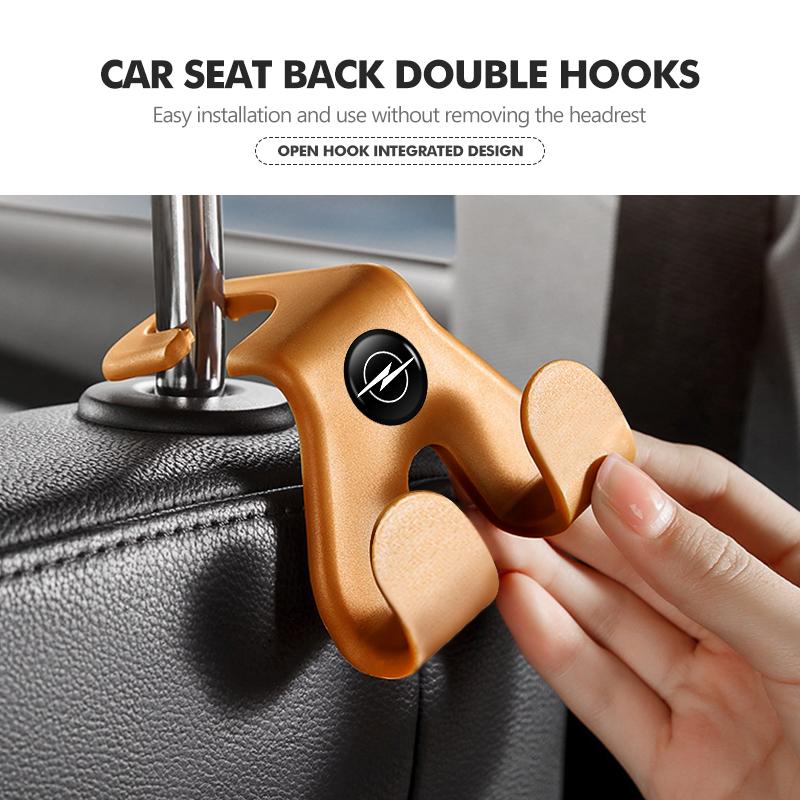 Car Rear Seat Hanging Holder Organizer Back Seat Headrest Hook For Opel Corsa D Astra G H J K F Mokka C Zafira B Vectra