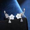 Ohrstecker Retro Einfache Muschel Blume Mode Ohrring Schmuck