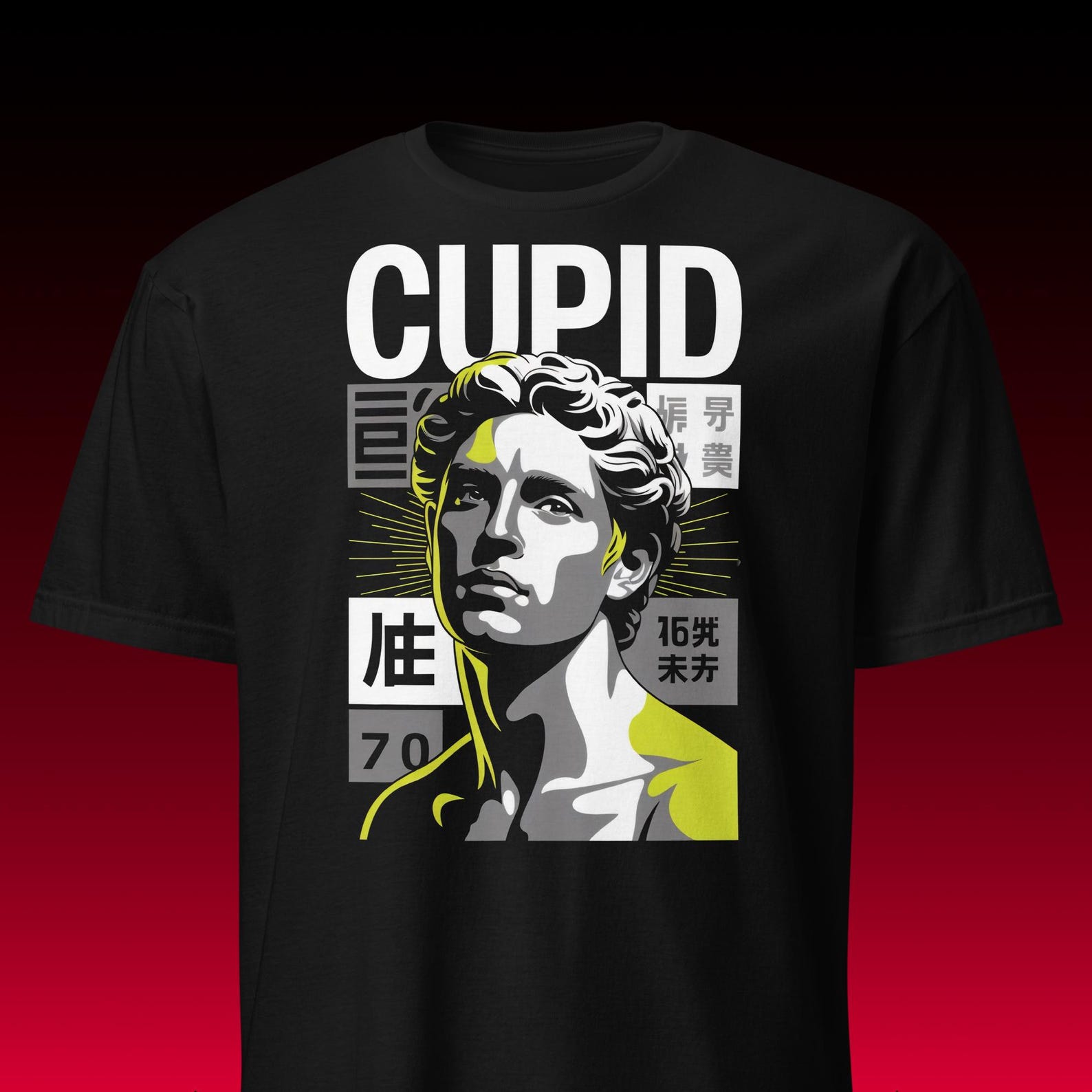 Streetwear Tshirt | Vaporwave David Statue Graphic | Japanese Aesthetic & Glitch Art 4XL