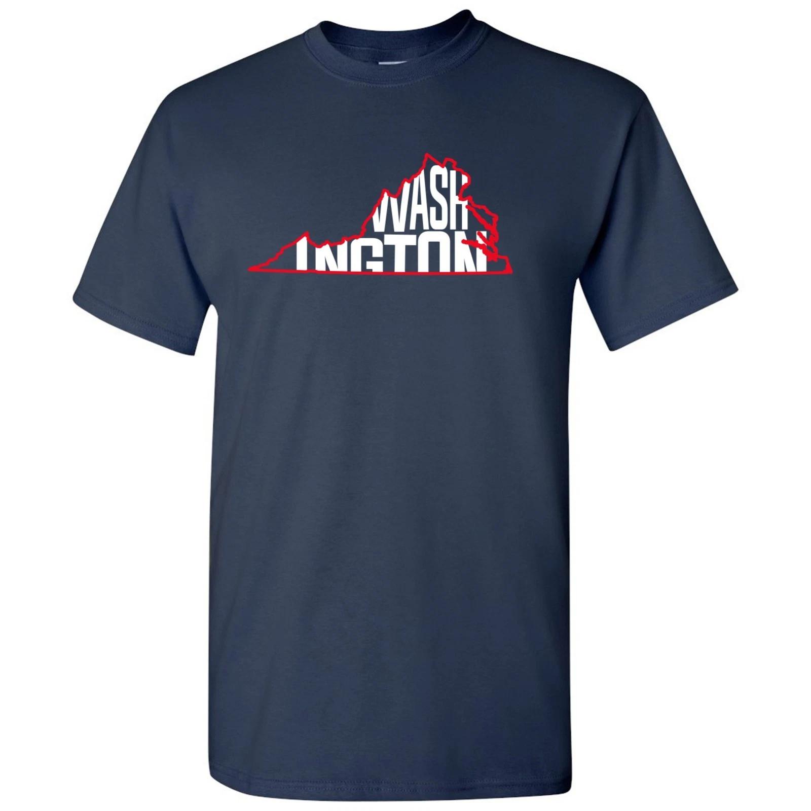 Washington Basketball State Outline Unisex T-Shirt - Navy M