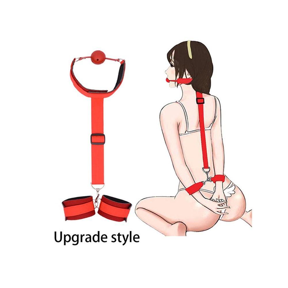 Obedience Slave Sex Bondage Strap Wrist Thigh Cuffs  Restraints Open Anal Sex Toys Women Blindfold Couples SM Games