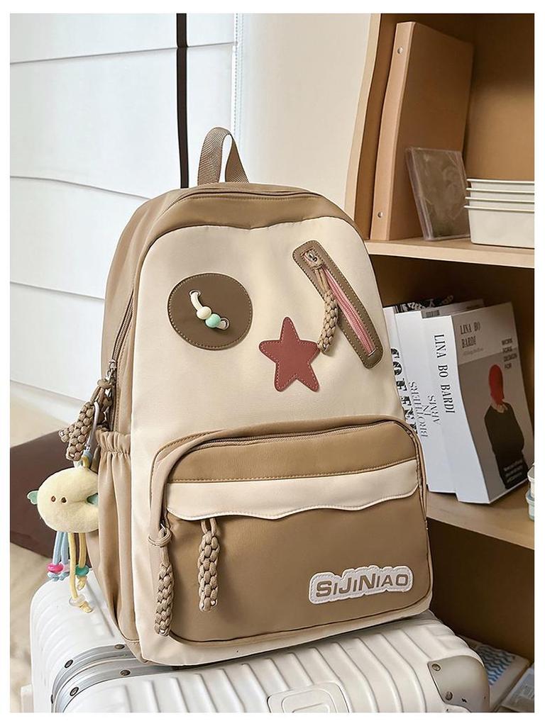 Korean-Style Cartoon Backpack: Lightweight, Waterproof, Large Capacity for Elementary Students