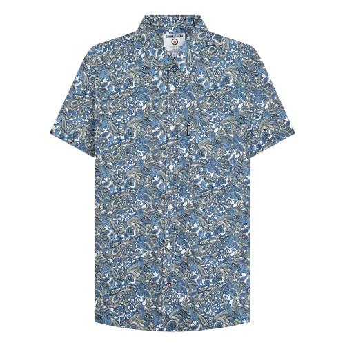 LAMBRETTA Mens SS25 Paisley Shirt