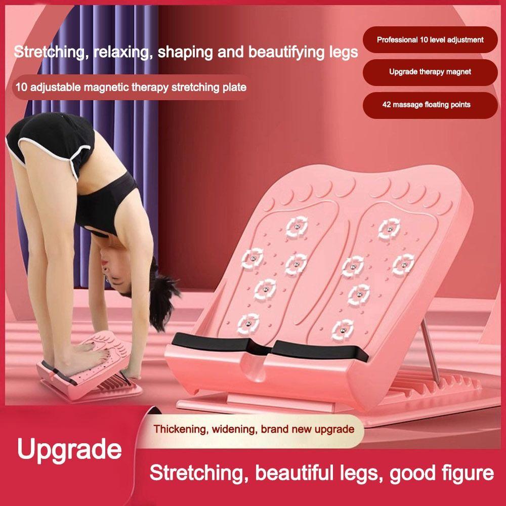 Stretching Polpaccio Sportivo Tavola per Stretching Polpaccio Magnete Massaggiante Tavola Stretching per Fitness e Yoga violetto
