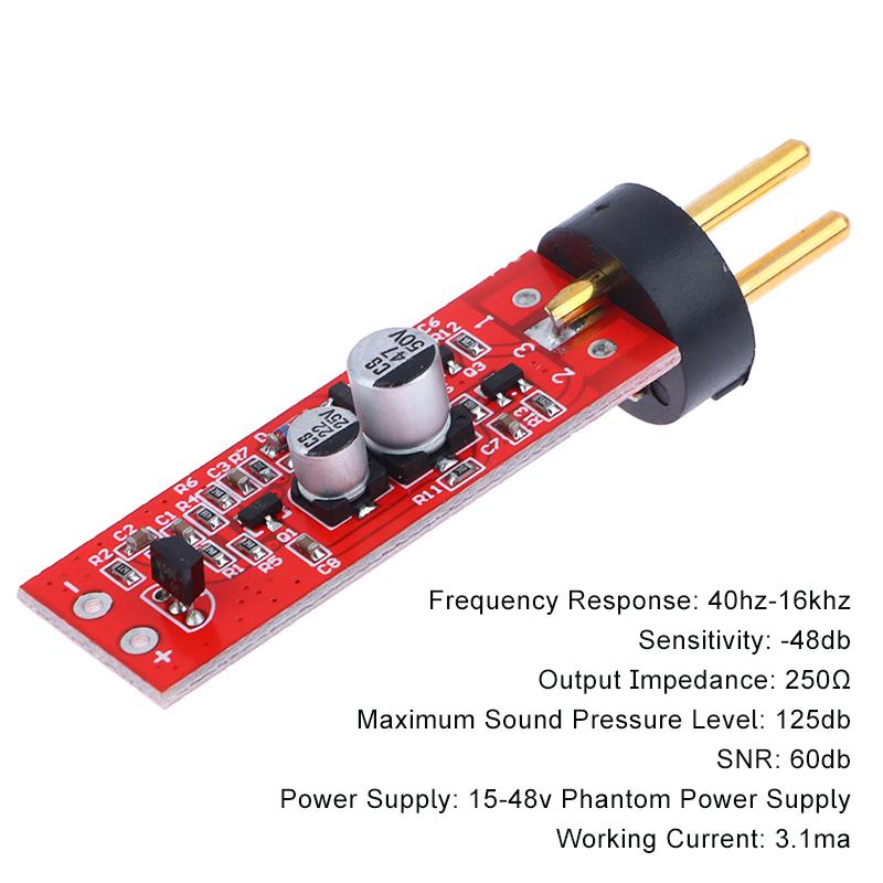 Recording Microphone Diy Production Repair Modified Circuit Board With Plug