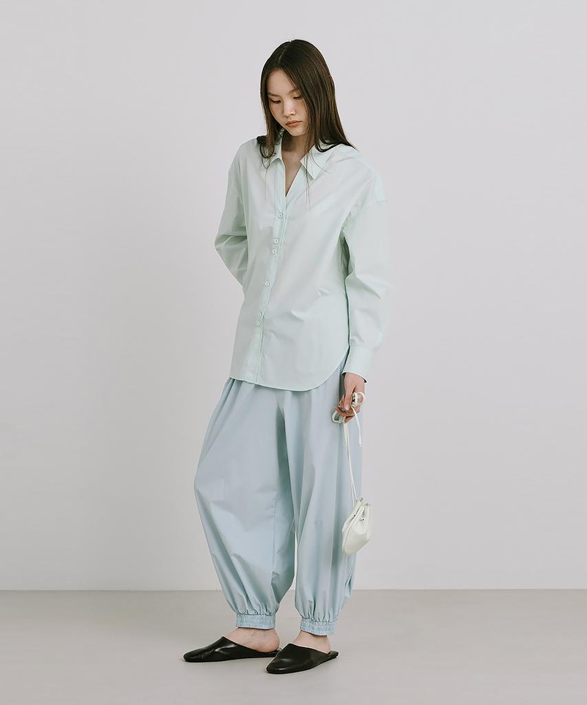 Bundercammer Shirred Moon Jar Pants_Light Blue