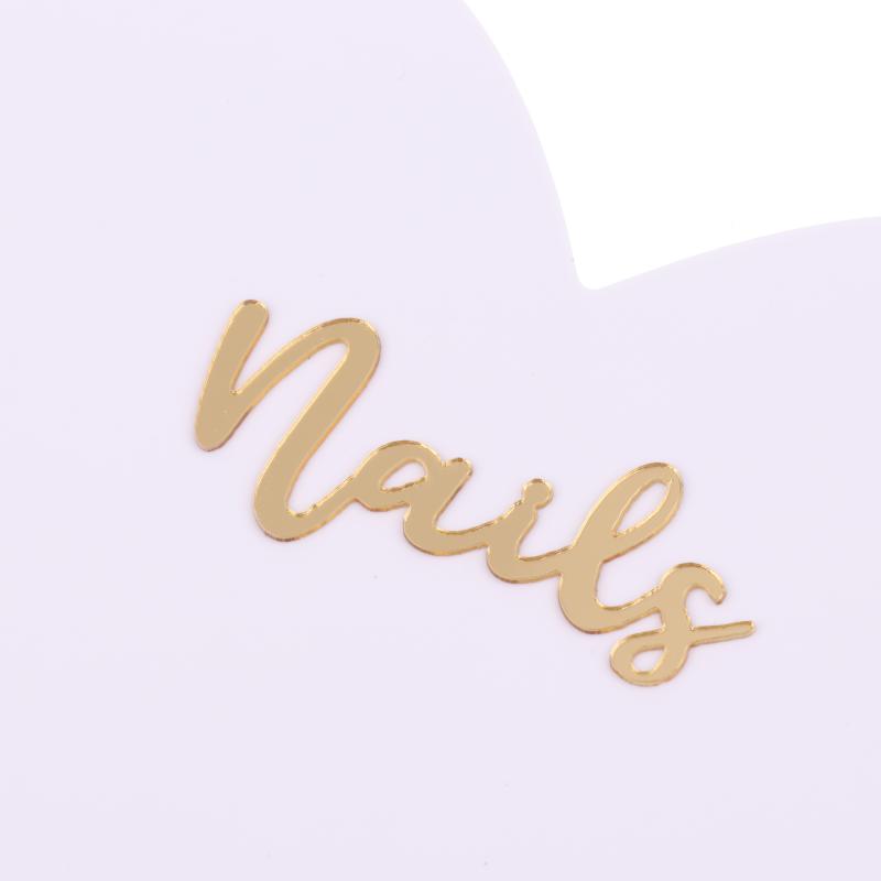 Prezent dla stylistki paznokci z sercem, Zdjęcia rzęs, Paznokcie By, Dekoracja salonu, Pokój kosmetyczny, Fryzjer, Paznokcie, Logo firmy, Rekwizyt do zdjęć w mediach społecznościowych