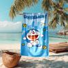 Proof Beach Towel with Doraemon Pattern - Soft,absorbent,quick-drying,machine Washable - Perfect for Swimming,camping,bathing
