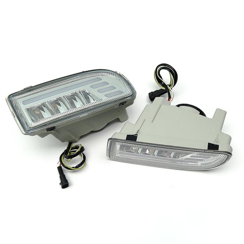 For Toyota Land Cruiser 100 LC100 UZJ100 FZJ100 1998-2007 LED Dynamic Turn Signal DRL Headlights Driving Lamp Fog Light