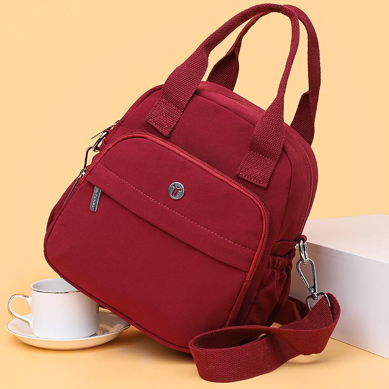 Lightweight new fashion versatile shoulder messenger bag women's leisure niche small bag nylon bag backpack