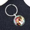 Horse Pattern Zinc Alloy Pendant Keychain Bag Charm For Birthday Anniversary Valentine'S Day  Year Gift