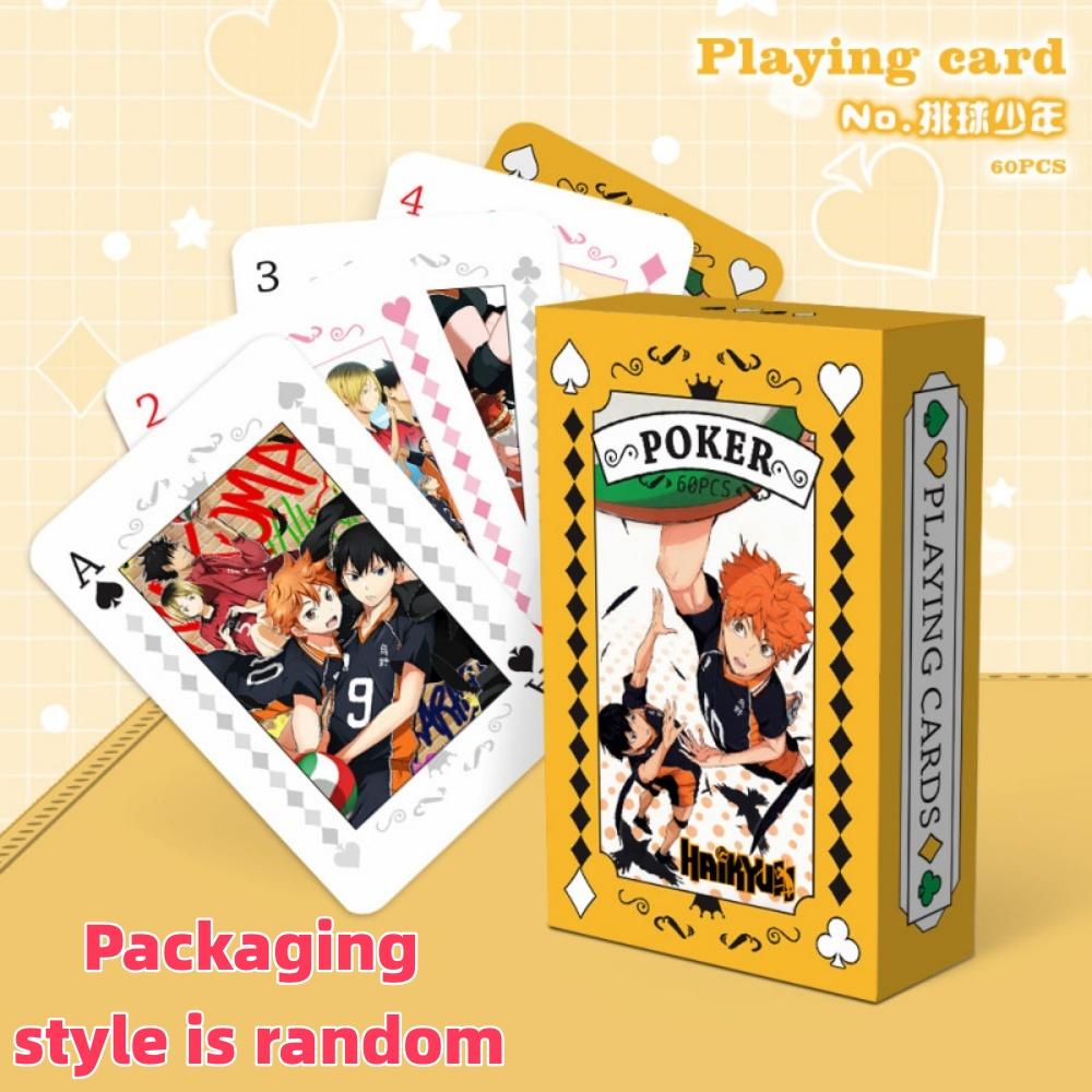Anime Poker Toy Jujutsu Kaisen Board Game Cards NARUTO HUNTER×HUNTER Cosplay Hardcover Table Game Fans Birthday Gift