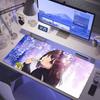 Nanase Kurumi Anime Mousepad Non-slip Suitable For Office Computers Laptops E-sports Game Desk Mats XXL Keyboard