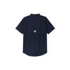 Columbia Outdoor Solid Color Sun Protection UV Short Sleeve Shirt Men Shirts Blue FJ7047-464