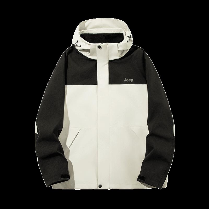 JEEP Unisex 3-in-1 Outdoor Shell Jacket with Down Liner S